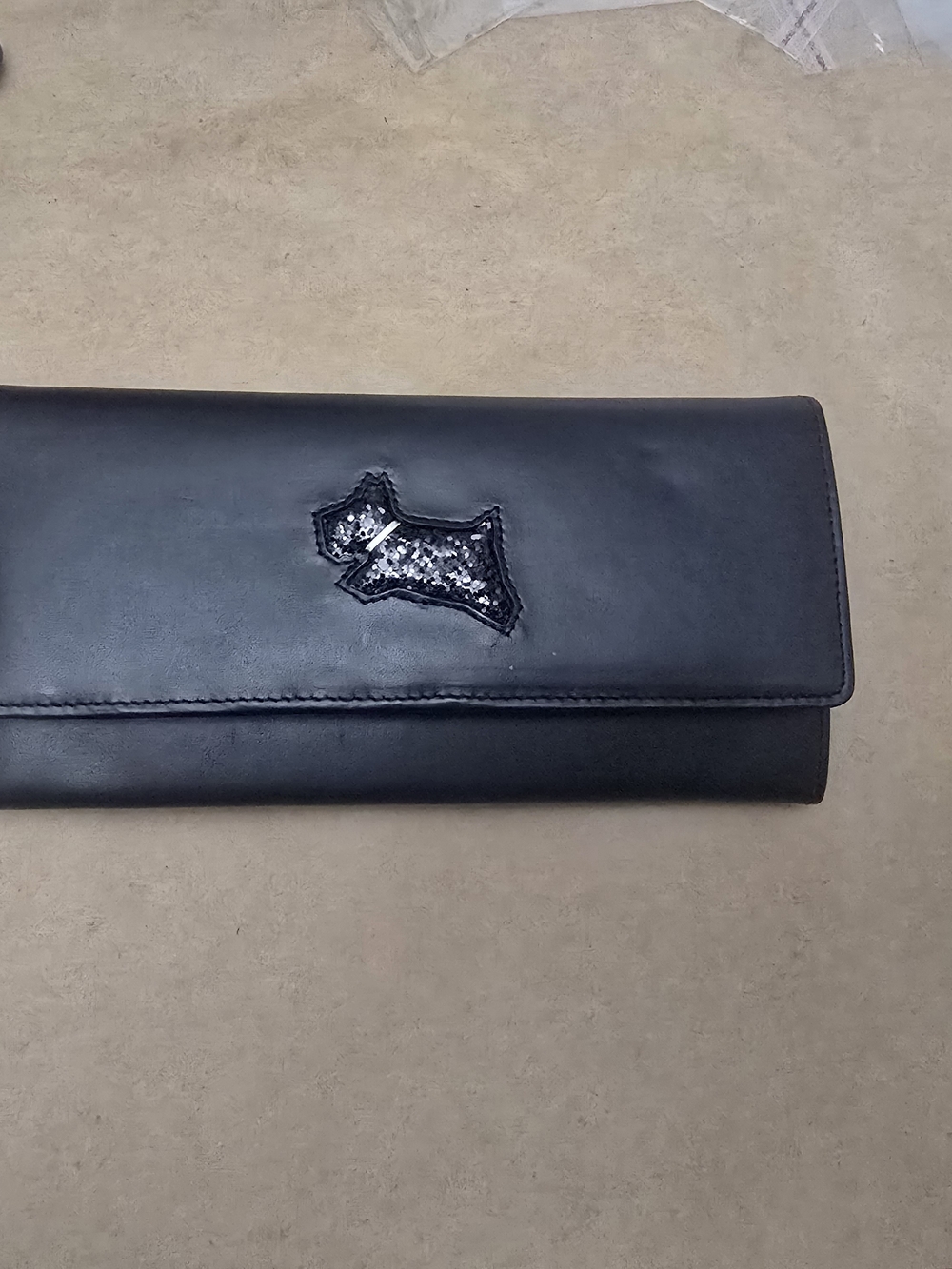 NWT RADLEY LONDON Black Slim Clutch Wallet